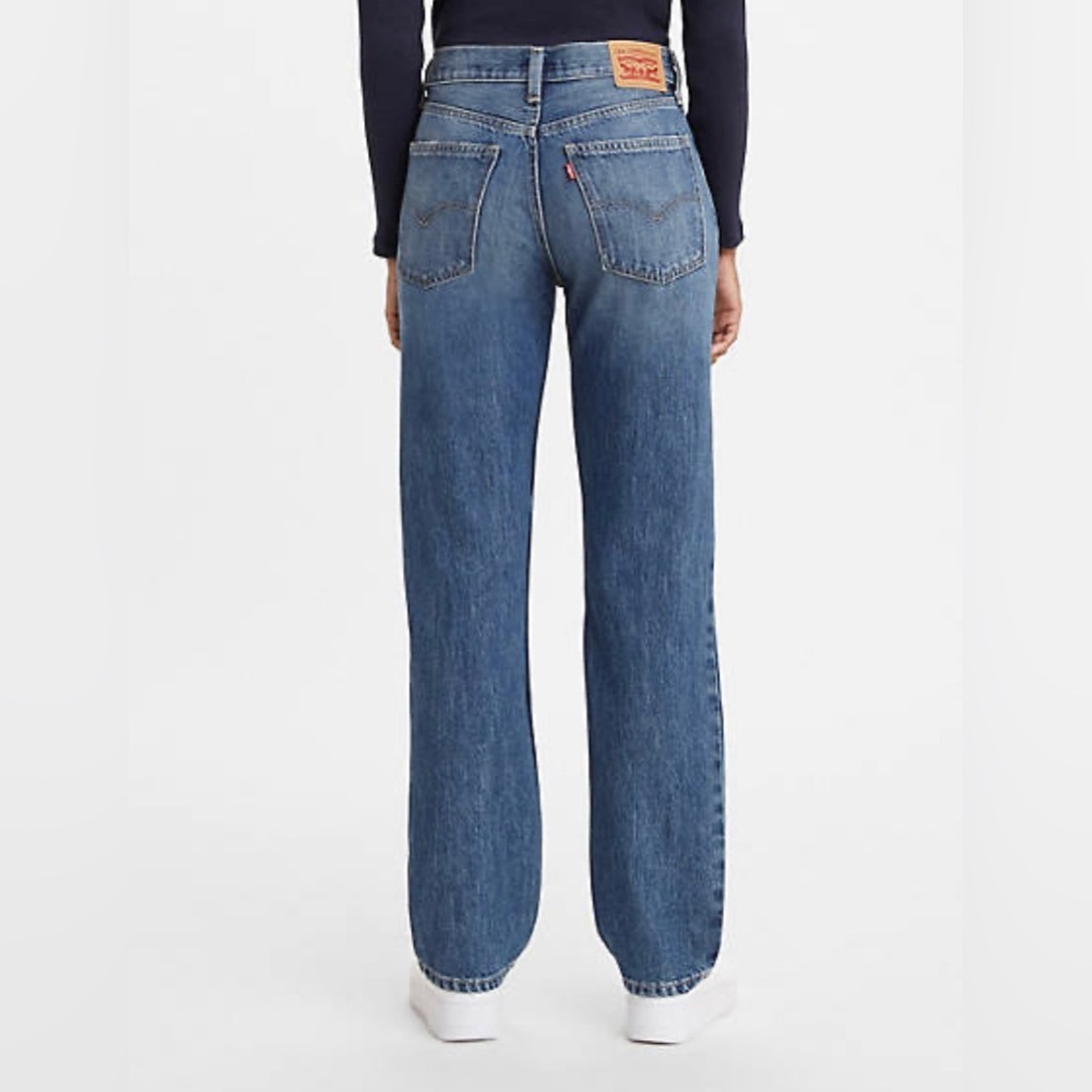 LEVIS Low Pro Women’s Straight Jeans Sz 28 - Picture 3 of 9
